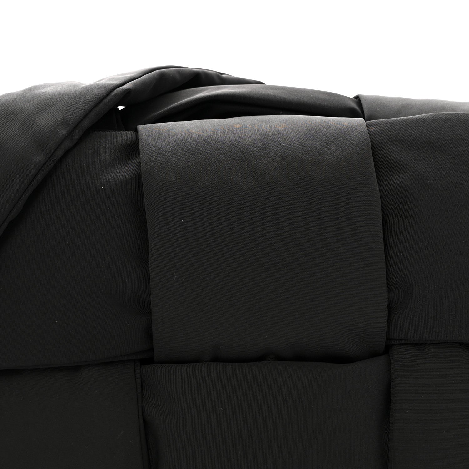 Bottega Veneta Nylon Intrecciato Padded Tech Maxi Cassette Bag Black 8 of 14