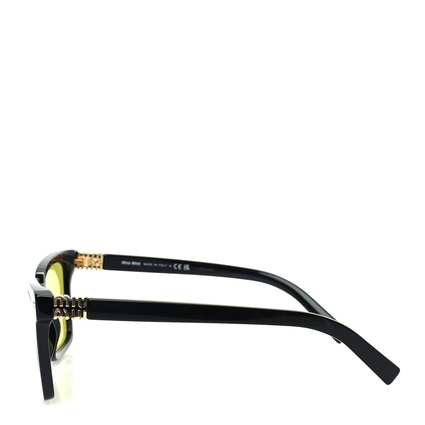 Acetate Square Sunglasses SMU 13Z  Black