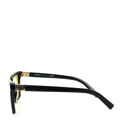 Miu Miu Acetate Square Sunglasses SMU 13Z  Black 4 of 7