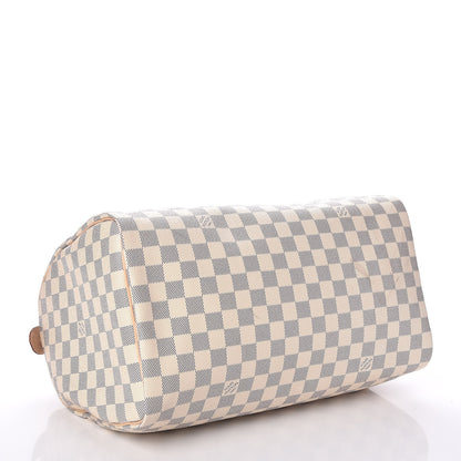 Louis Vuitton Damier Azur Speedy 35 4 of 9