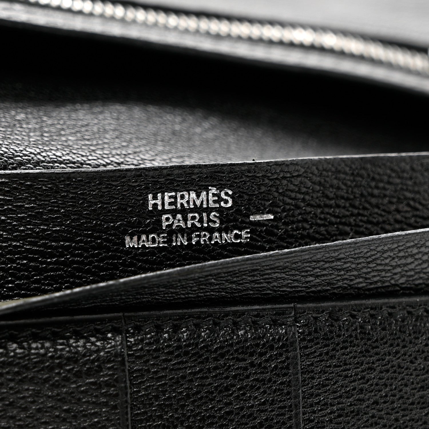 Hermes Niloticus Lizard Bearn Wallet Black 6 of 10
