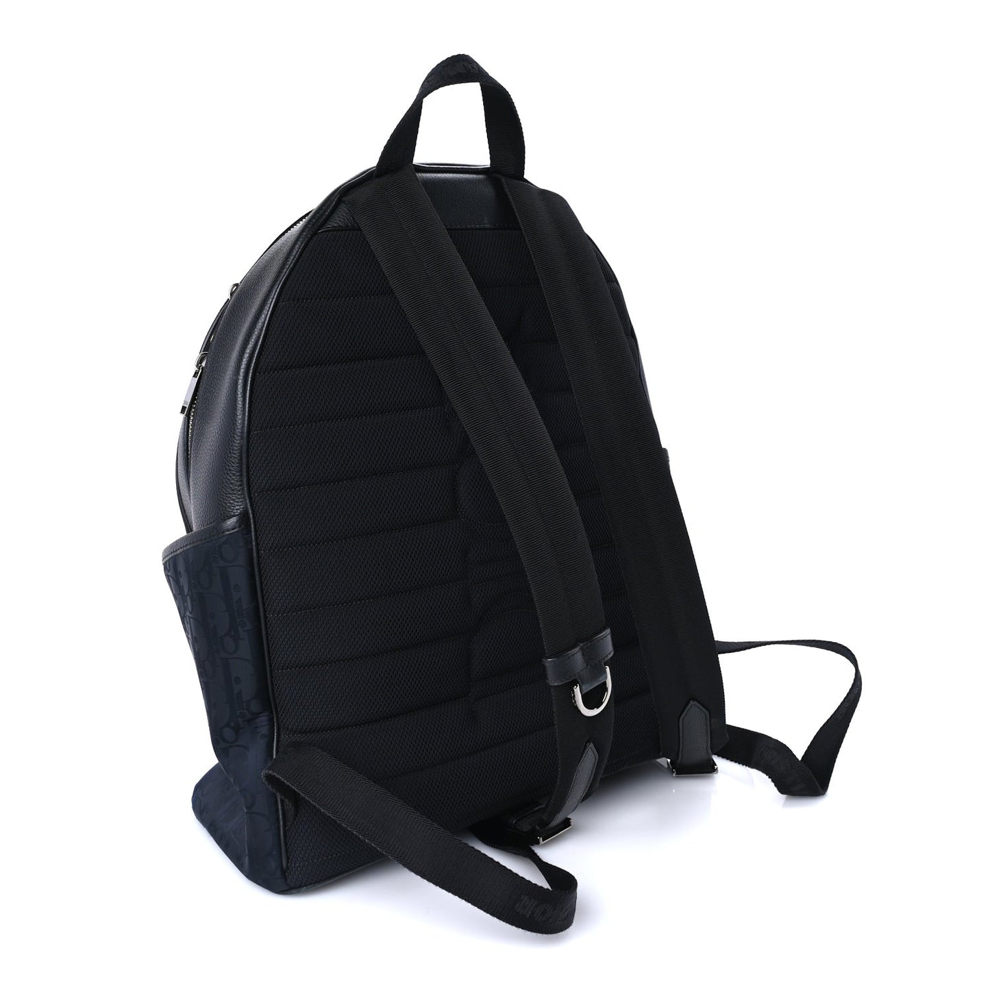 Oblique Galaxy Calfskin Backpack  Black