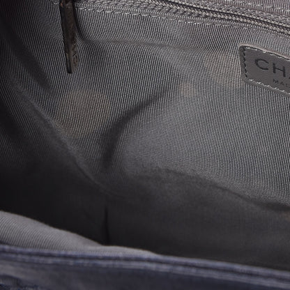 Chanel Washed Lambskin Quilted Medium Chain Around Messenger Blue 7 of 9