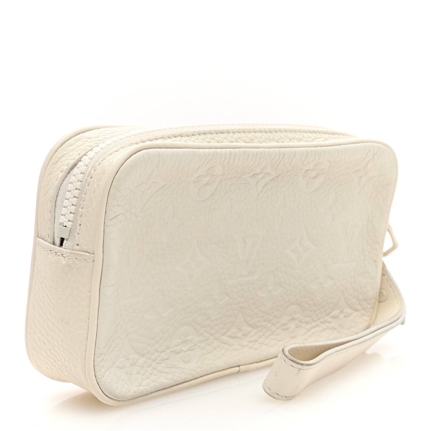 Taurillon Monogram Pochette Volga White