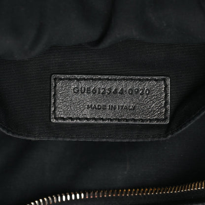 Saint Laurent Calfskin Matelasse Monogram Lou Camera Bag Black 6 of 9