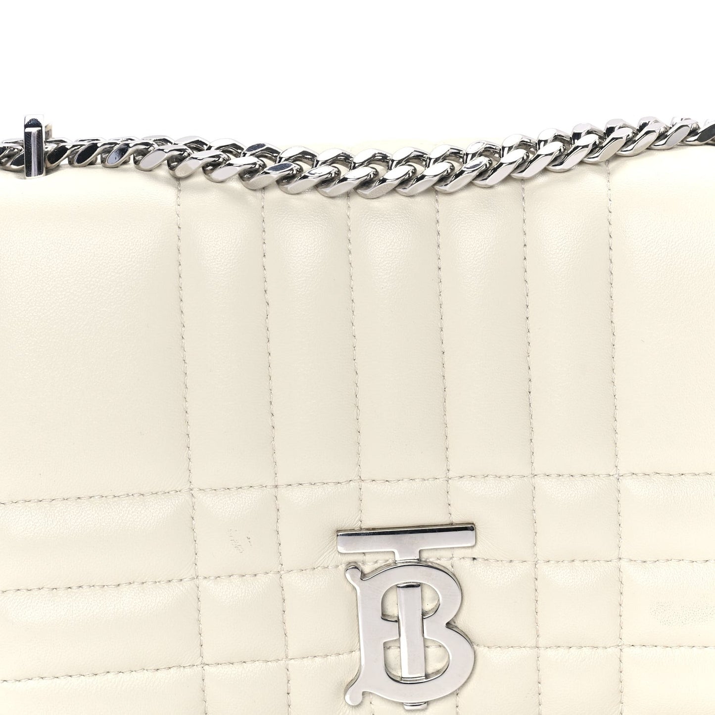 Lambskin Quilted Small Lola Bag Pale Vanilla
