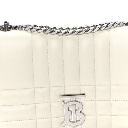 Burberry Lambskin Quilted Small Lola Bag Pale Vanilla 6 of 7