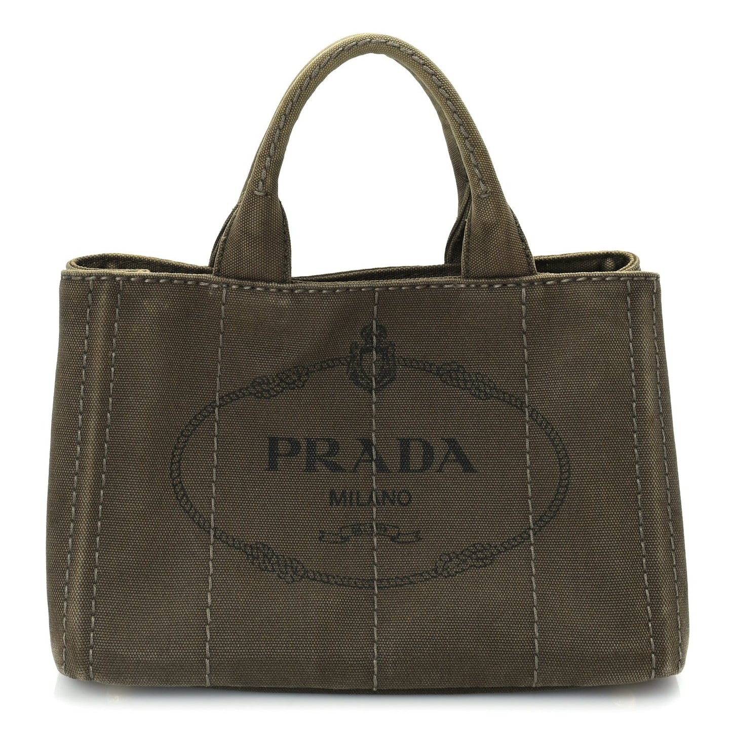 Canapa Small Logo Tote Khaki