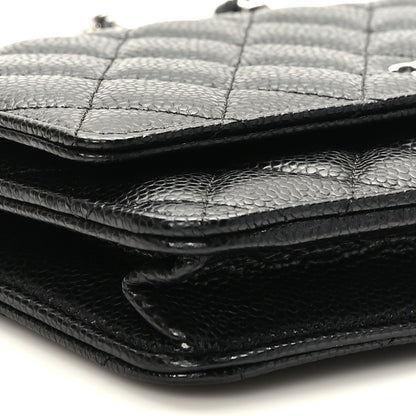 Chanel Caviar Quilted Wallet on Chain WOC Black 9 of 11