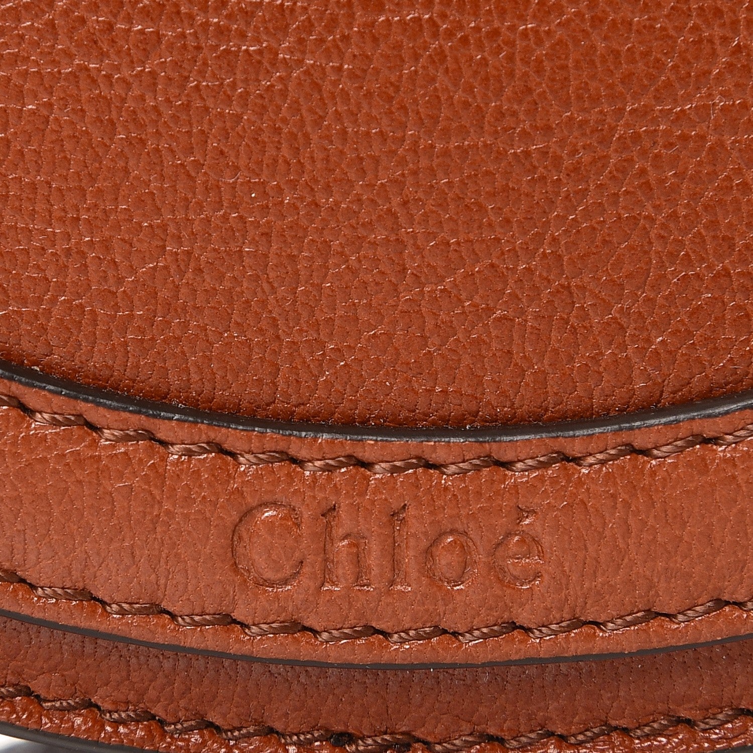 Chloe Shiny Goatskin Smooth Calfskin Suede Small Pixie Bag Saffron Red 7 of 7