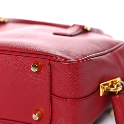 Prada Saffiano Lux Bowler Fuoco 10 of 18