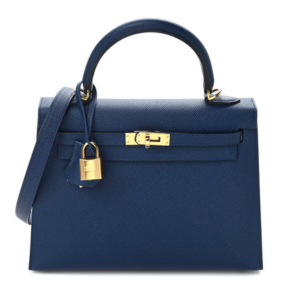 Hermes Epsom Kelly Sellier 25 Bleu Navy 1 of 11