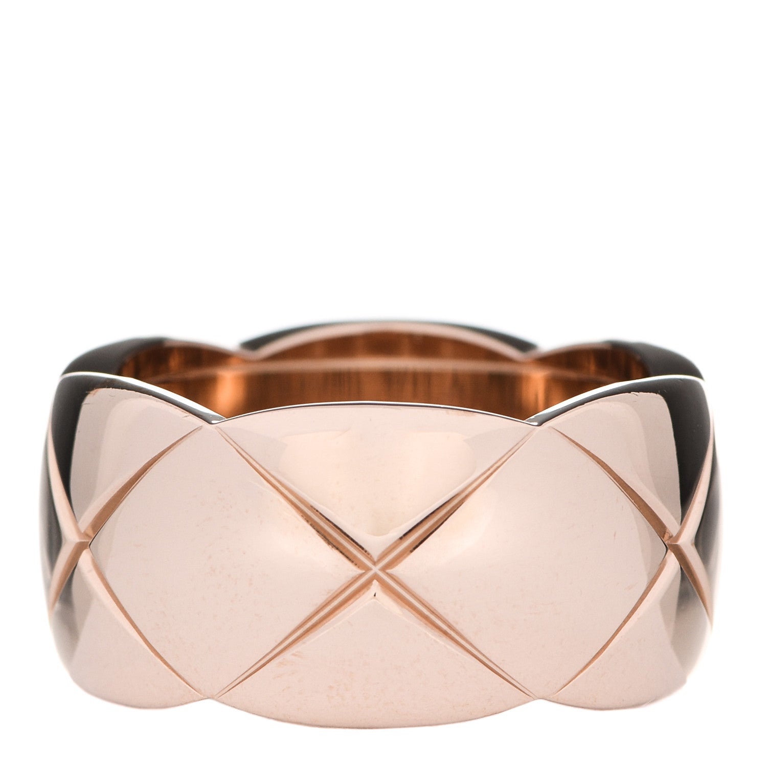 Chanel 18K Beige Gold Large Coco Crush Ring 59 8.75 3 of 6