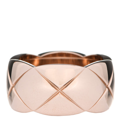 Chanel 18K Beige Gold Large Coco Crush Ring 59 8.75 3 of 6