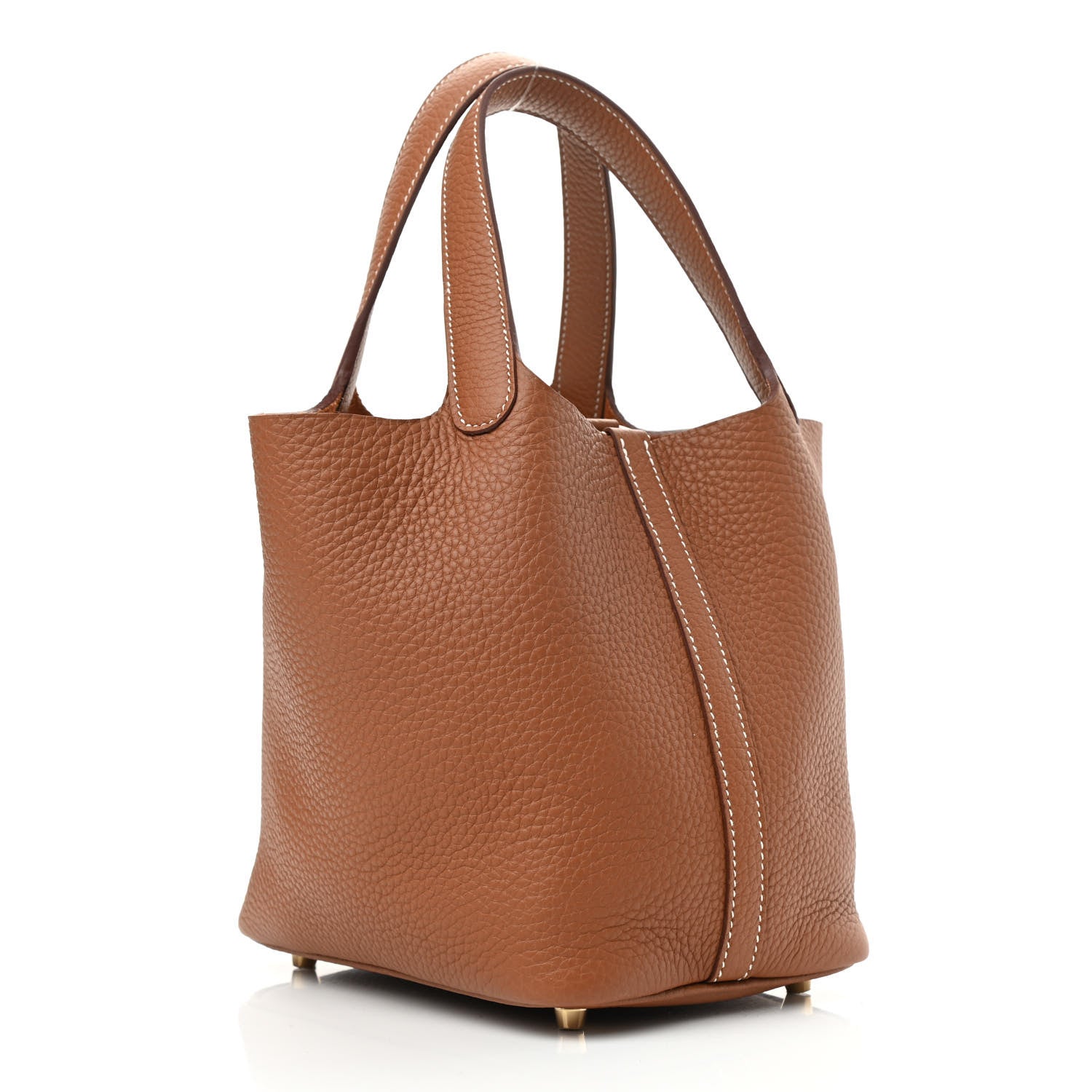 Hermes Taurillon Clemence Picotin Lock 18 PM Gold 2 of 9