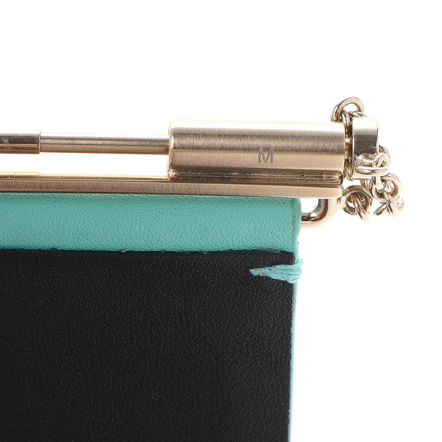 Calfskin CC Wide Cuff Light Green