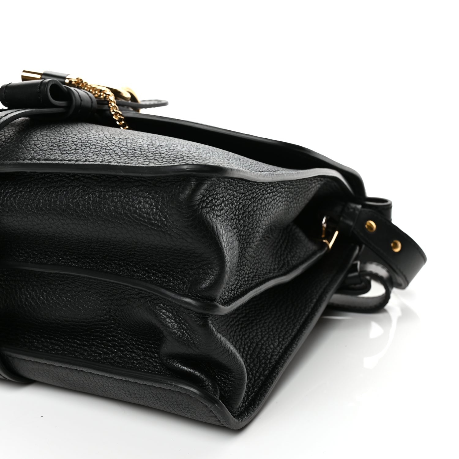 Chloe Grained Calfskin Small Aby Day Shoulder Bag Black 9 of 9