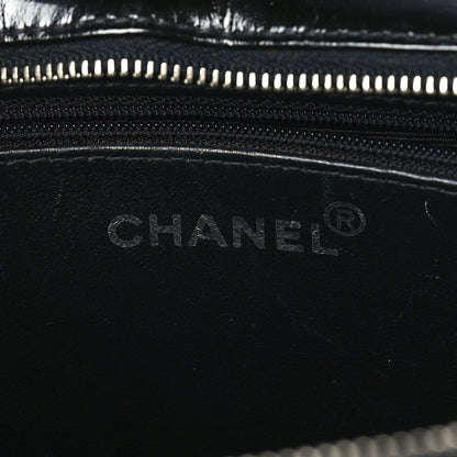 Chanel Glazed Calfskin Shoulder Bag  Black 5 of 9