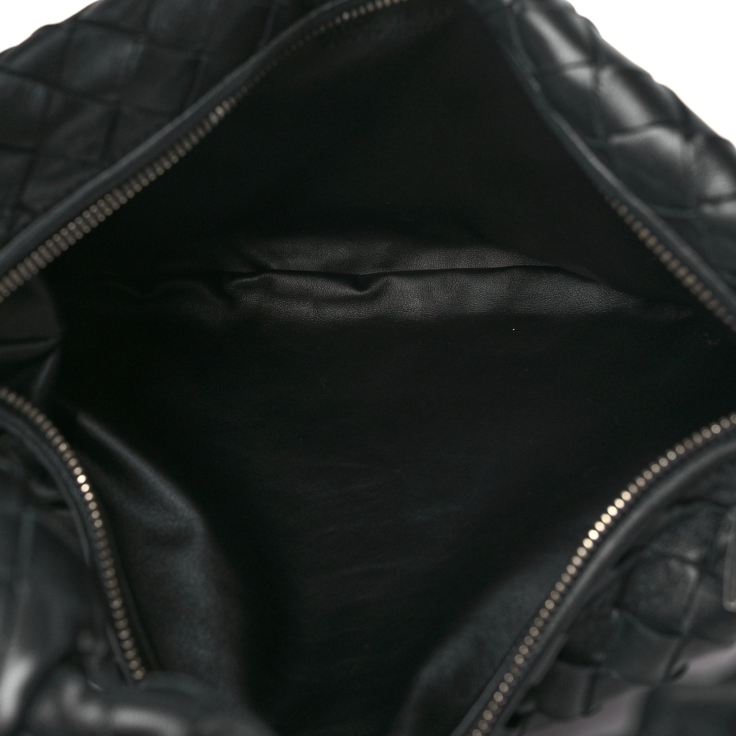 Nappa Intrecciato Teen Jodie Hobo Black