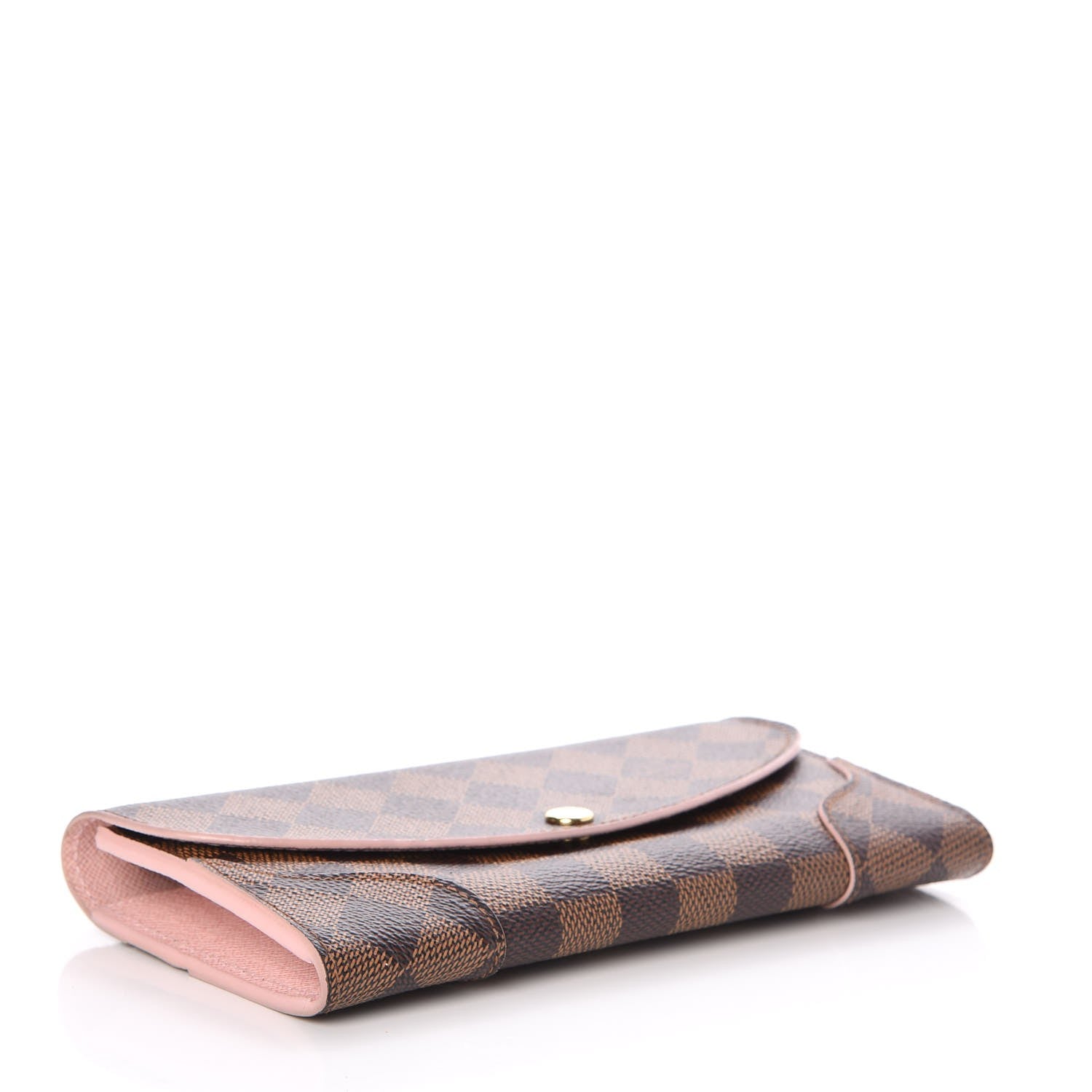 Louis Vuitton Damier Ebene Caissa Wallet Rose Ballerine 4 of 11