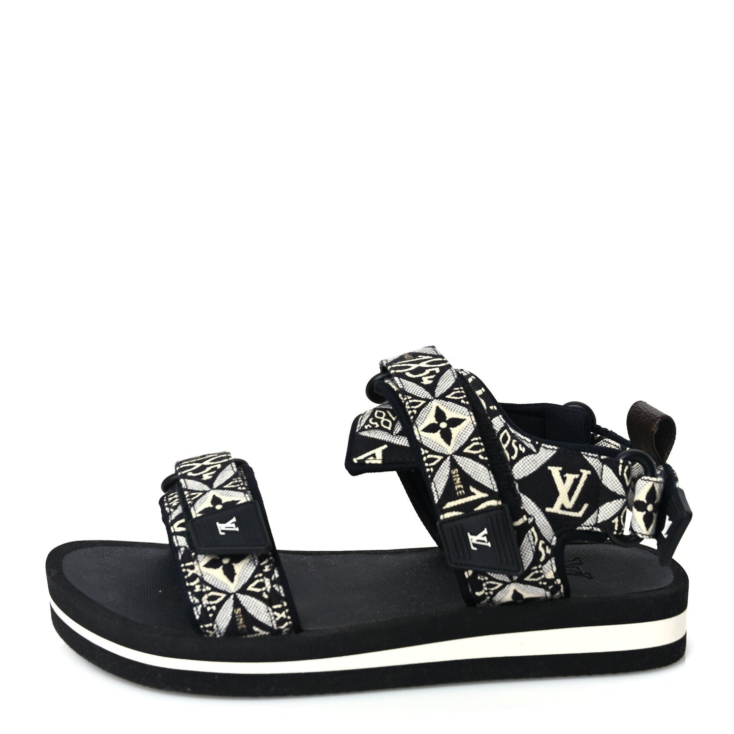 Jacquard Since 1854 Flat Arcade Sandals 40 Grey