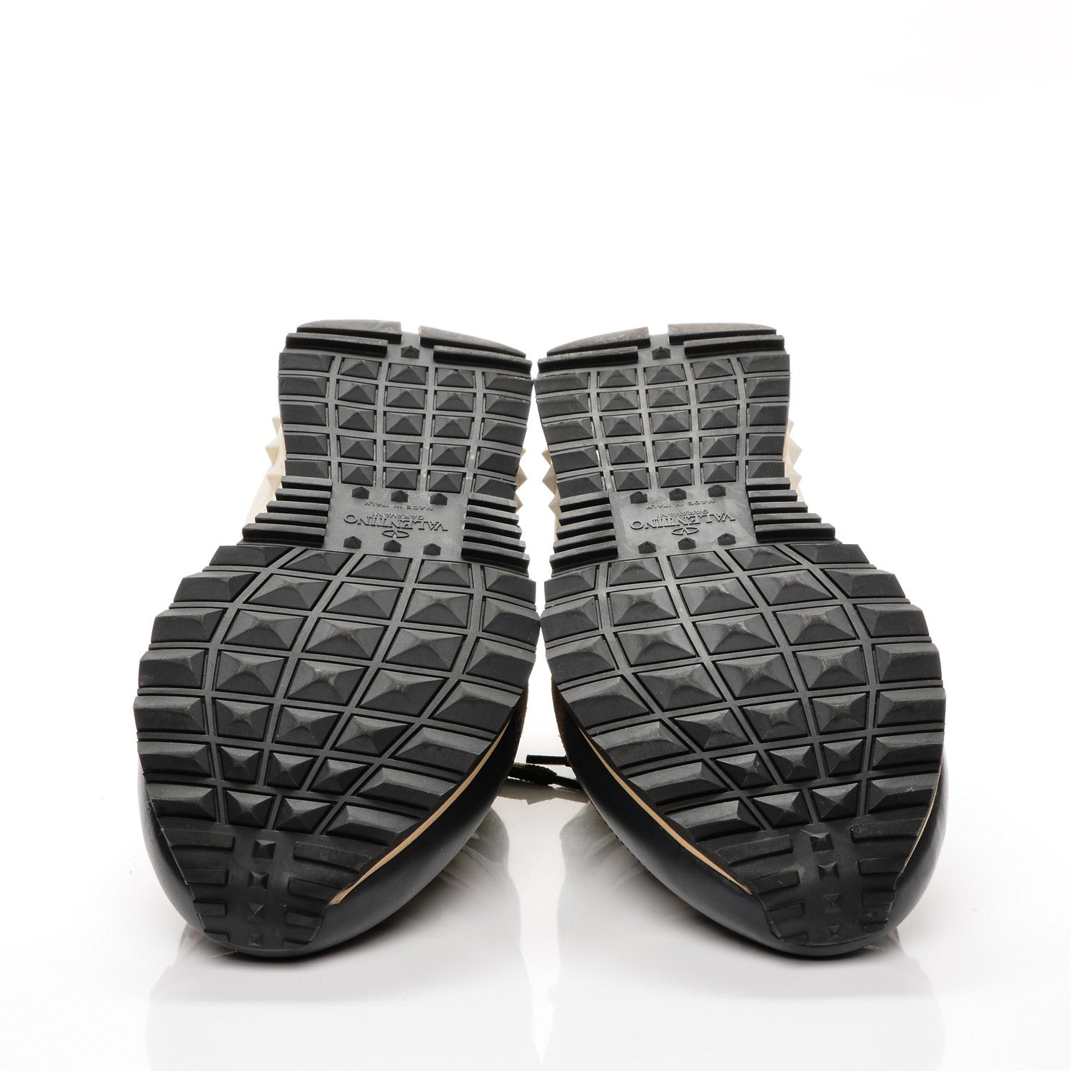 Valentino Garavani Nappa Suede Camouflage Mens Rockrunner Sneakers 41 Multicolor 5 of 8