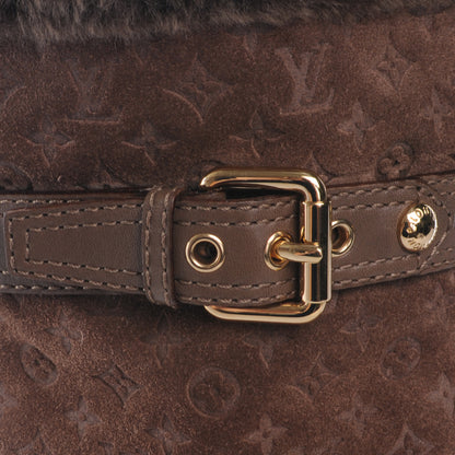 Louis Vuitton Suede Fur Wintry Boots 38 Brown 6 of 10