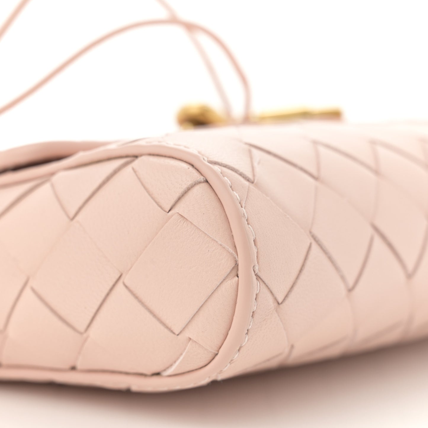 Nappa Intrecciato Mini Andiamo Crossbody Bag Lotus