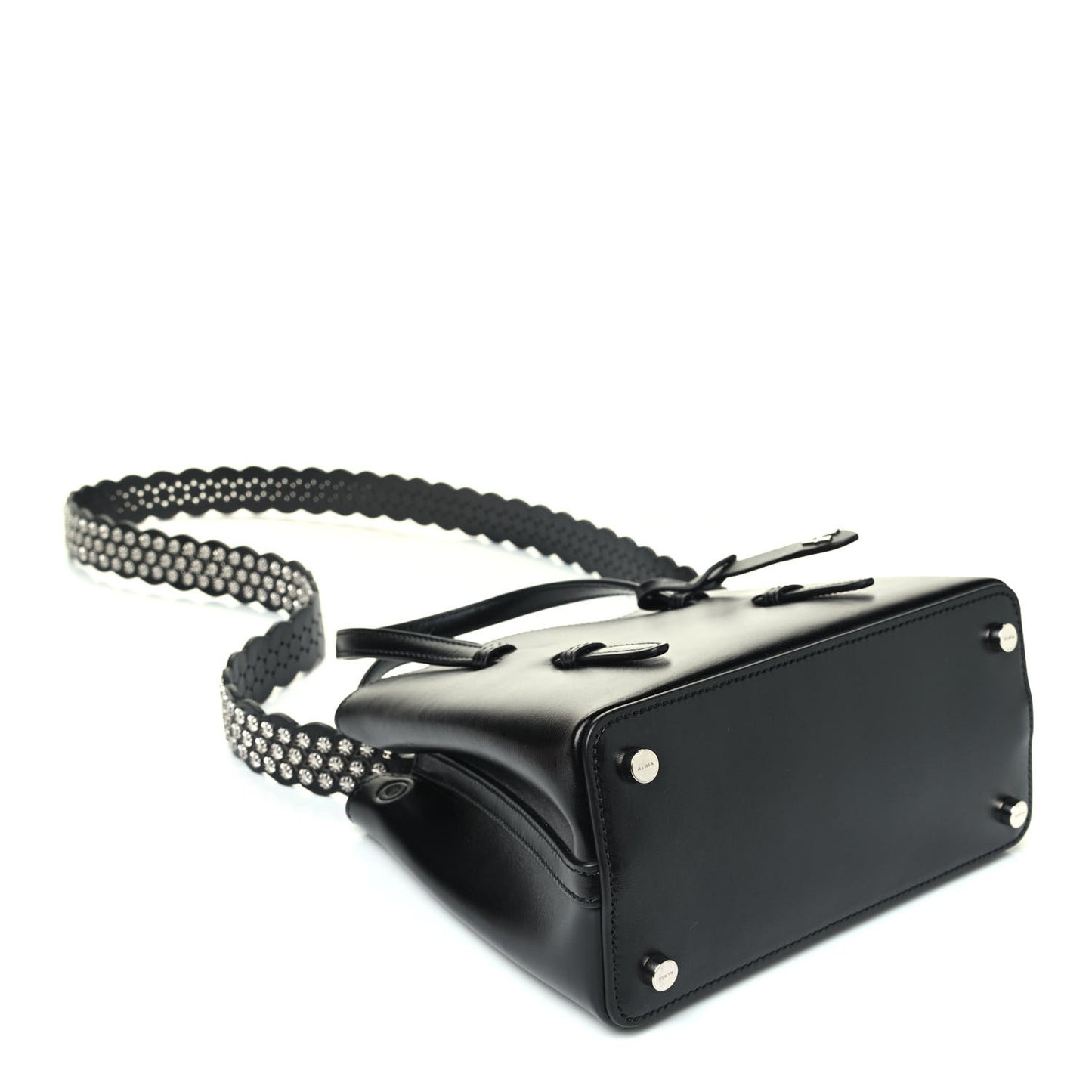 Calfskin Clou Etoile Strap Mina 20 Bag Black