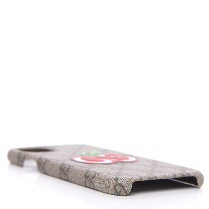 Gucci GG Supreme Monogram Apple Print iPhone 11 Pro Max Case 4 of 7