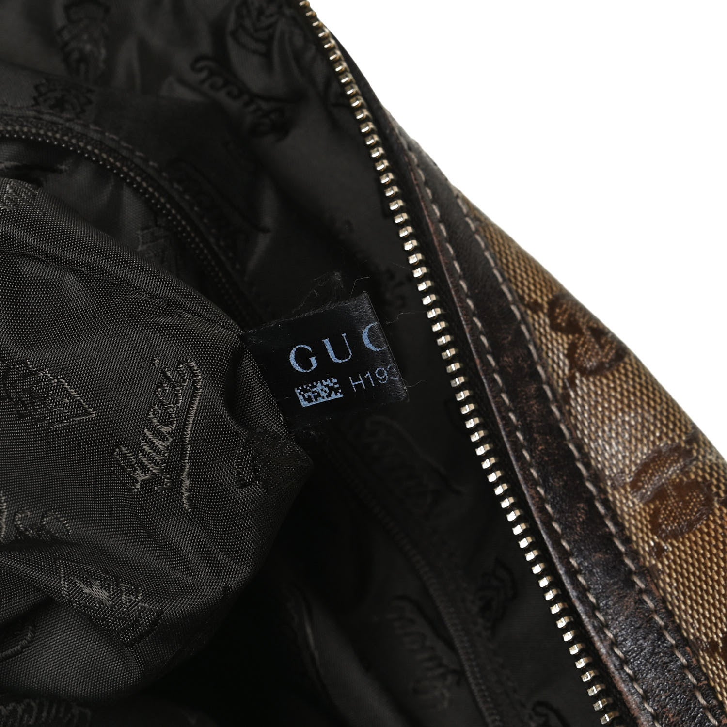 Gucci Crystal Monogram Large Duchessa Boston Dark Brown 7 of 19