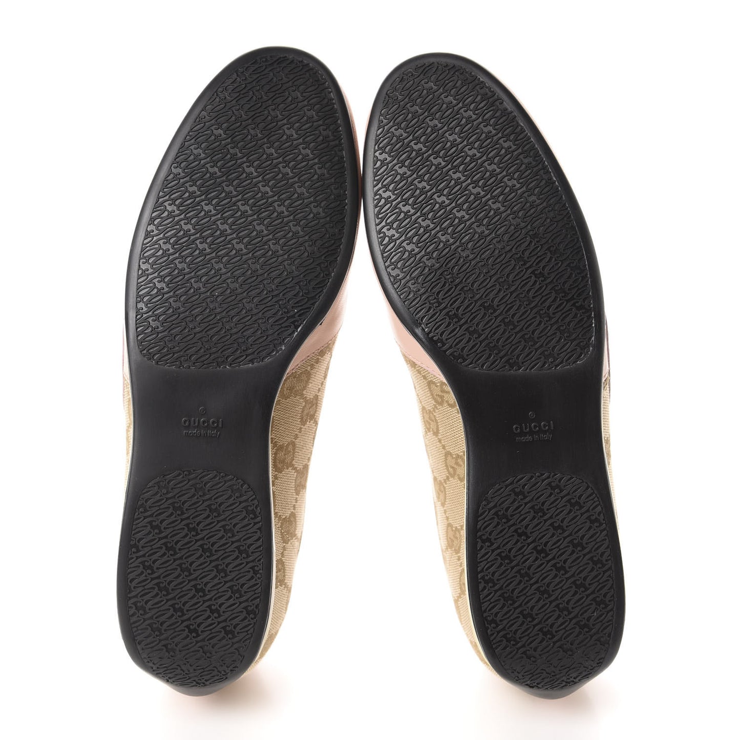 Monogram Nappa Interlocking G Sneakers 37 New Sand Rose Dragea