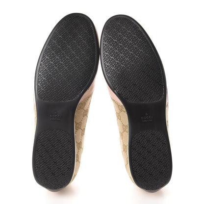 Gucci Monogram Nappa Interlocking G Sneakers 37 New Sand Rose Dragea 6 of 10