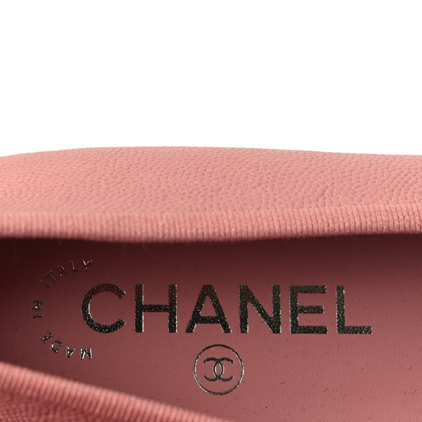 Caviar CC Cap Toe Ballerina Flats 36.5 Pink