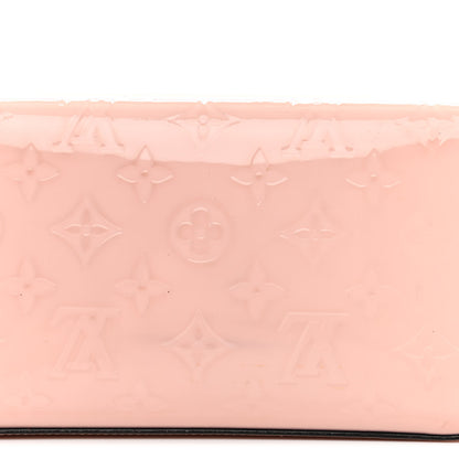 Louis Vuitton Vernis Felicie Chain Wallet Rose Ballerine 13 of 13