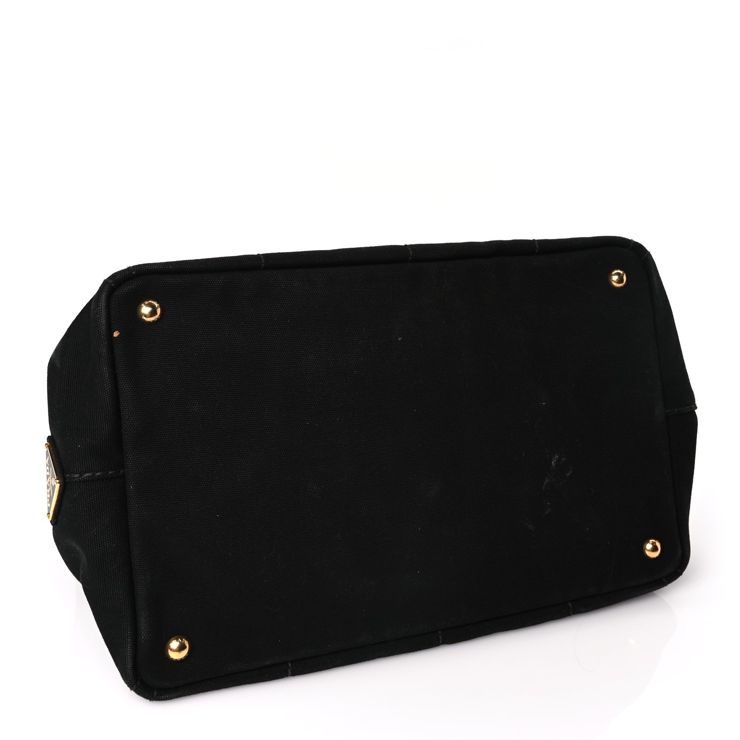 Prada Canapa Logo Tote Black 3 of 9
