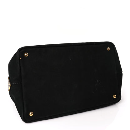 Prada Canapa Logo Tote Black 3 of 9