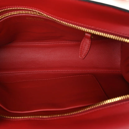 Prada City Calfskin Pochette Fuoco 5 of 7