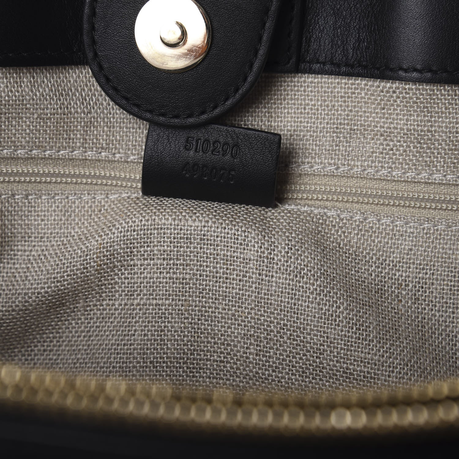 Gucci Soft Microguccissima Large Tote Black 8 of 9