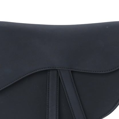 Christian Dior Ultra Matte Calfskin Saddle Bag Black 6 of 7