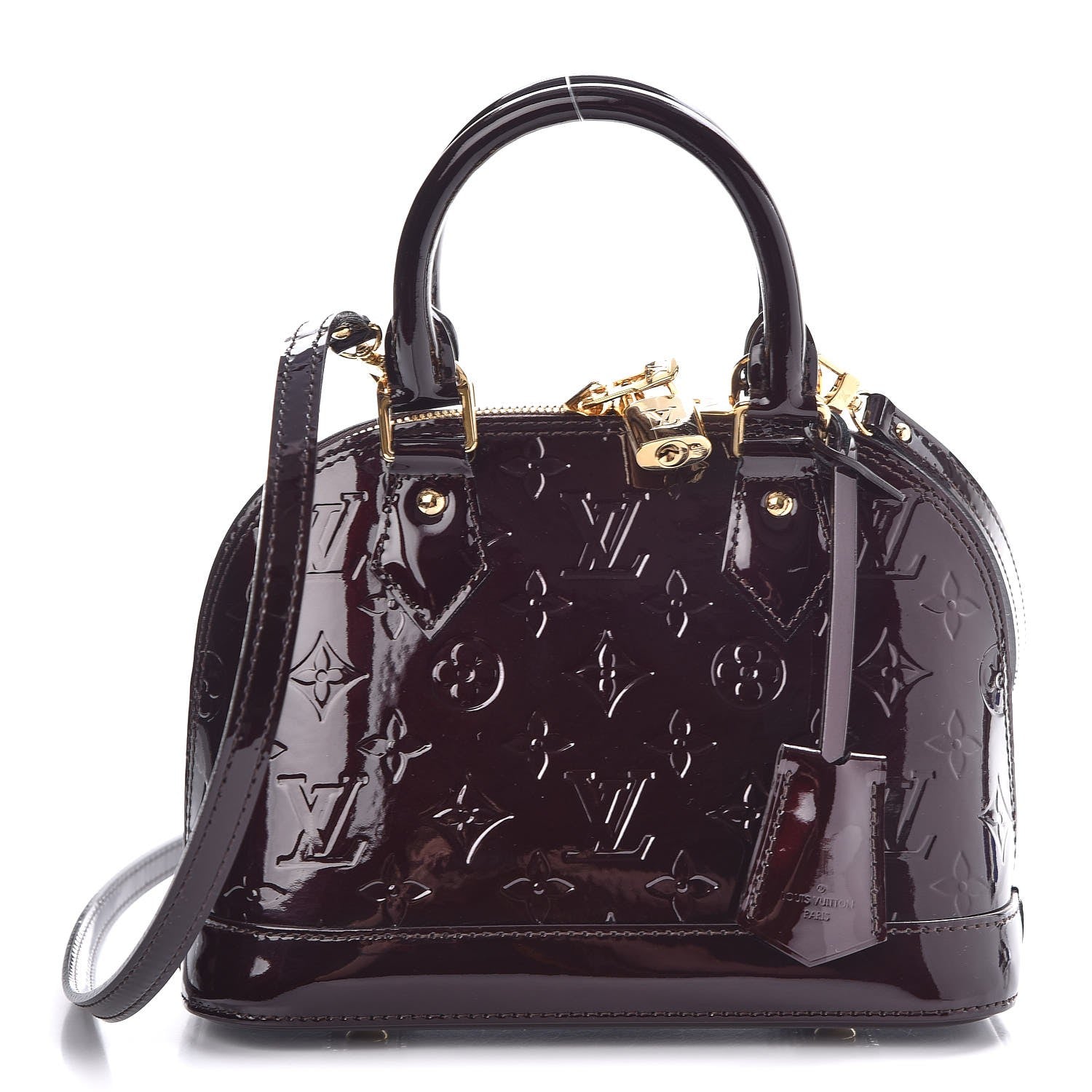 Louis Vuitton Vernis Alma BB Amarante 1 of 8