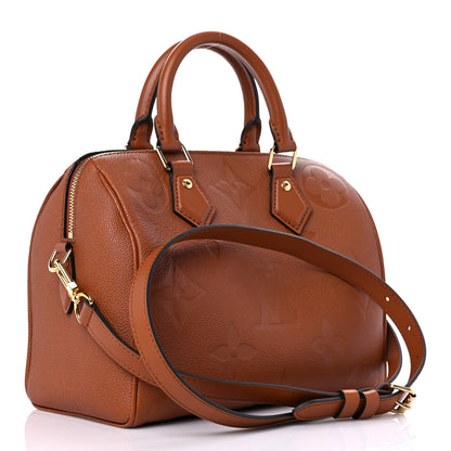 Louis Vuitton Empreinte Monogram Giant Speedy Bandouliere 25 Cognac 2 of 8