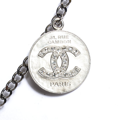 Chanel Crystal CC Whistle Pendant Necklace 7 of 8