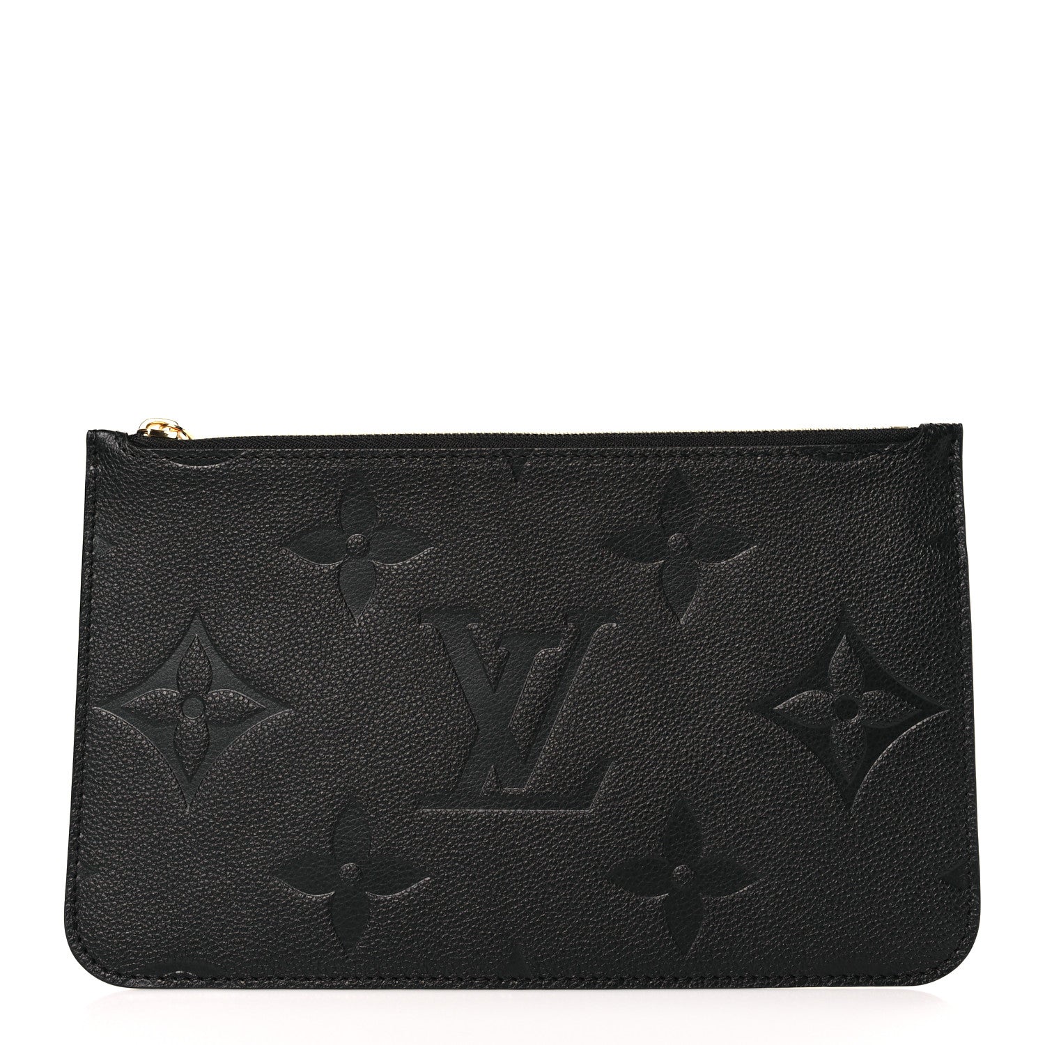 Louis Vuitton Empreinte Monogram Giant Neverfull MM Pochette Black 1 of 6