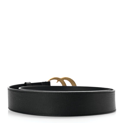 Gucci Calfskin Double G 40mm Belt 80 32 Black 2 of 5