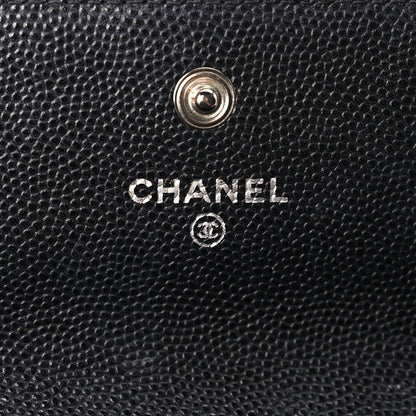 Chanel Caviar Quilted Long Boy Flap Wallet Black 6 of 7