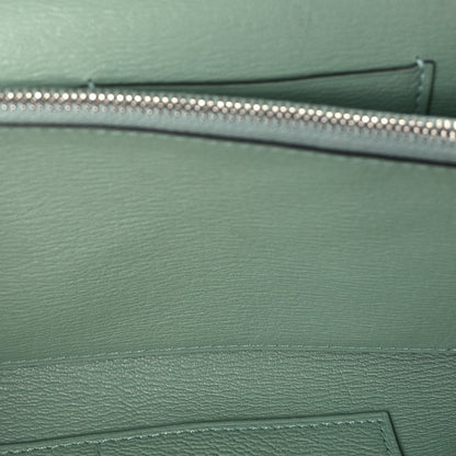 Hermes Matte Alligator Kelly Wallet To Go Vert D Eau 5 of 9
