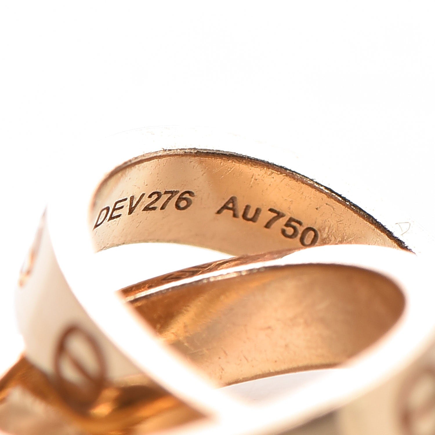 Cartier 18K Yellow Gold Interlocking LOVE Necklace 6 of 8