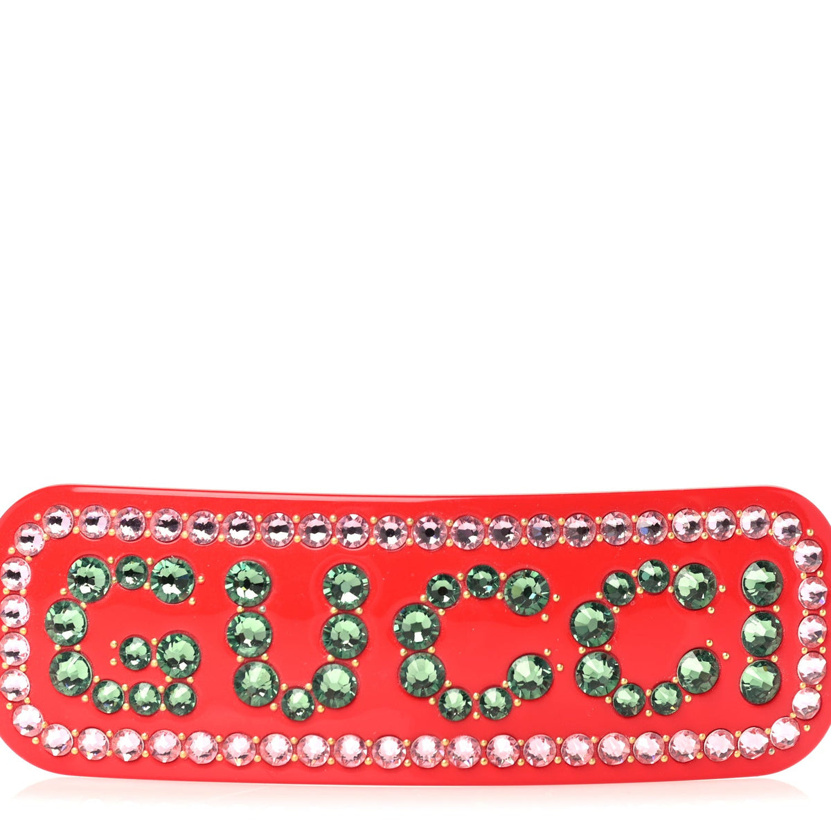 Resin Crystal Single Hair Barrette Multicolor