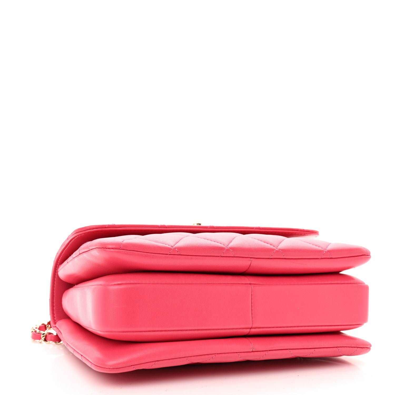 Chanel Lambskin Quilted Small Trendy CC Flap Dual Handle Bag Dark Pink 4 of 7